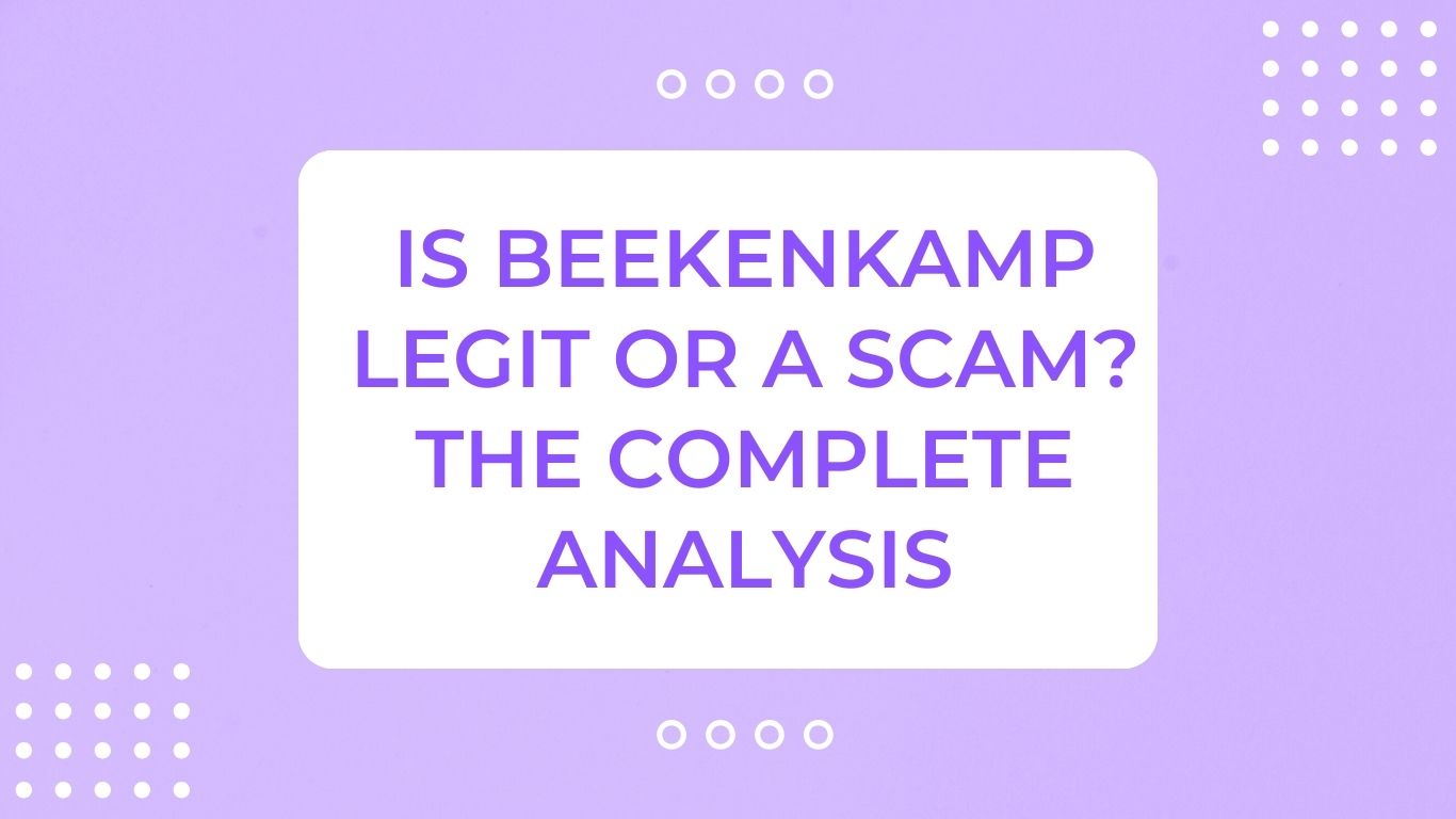 Is Beekenkamp legit or a scam?