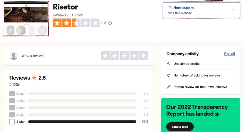 Risetor com review
