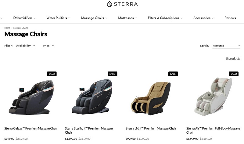 Sterra Massage Chair