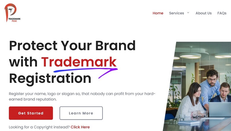 Trademark Peak Scam