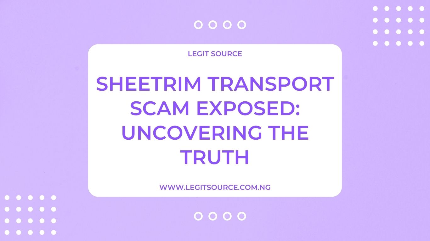 Sheetrim Transport Scam Exposed: Uncovering The Truth