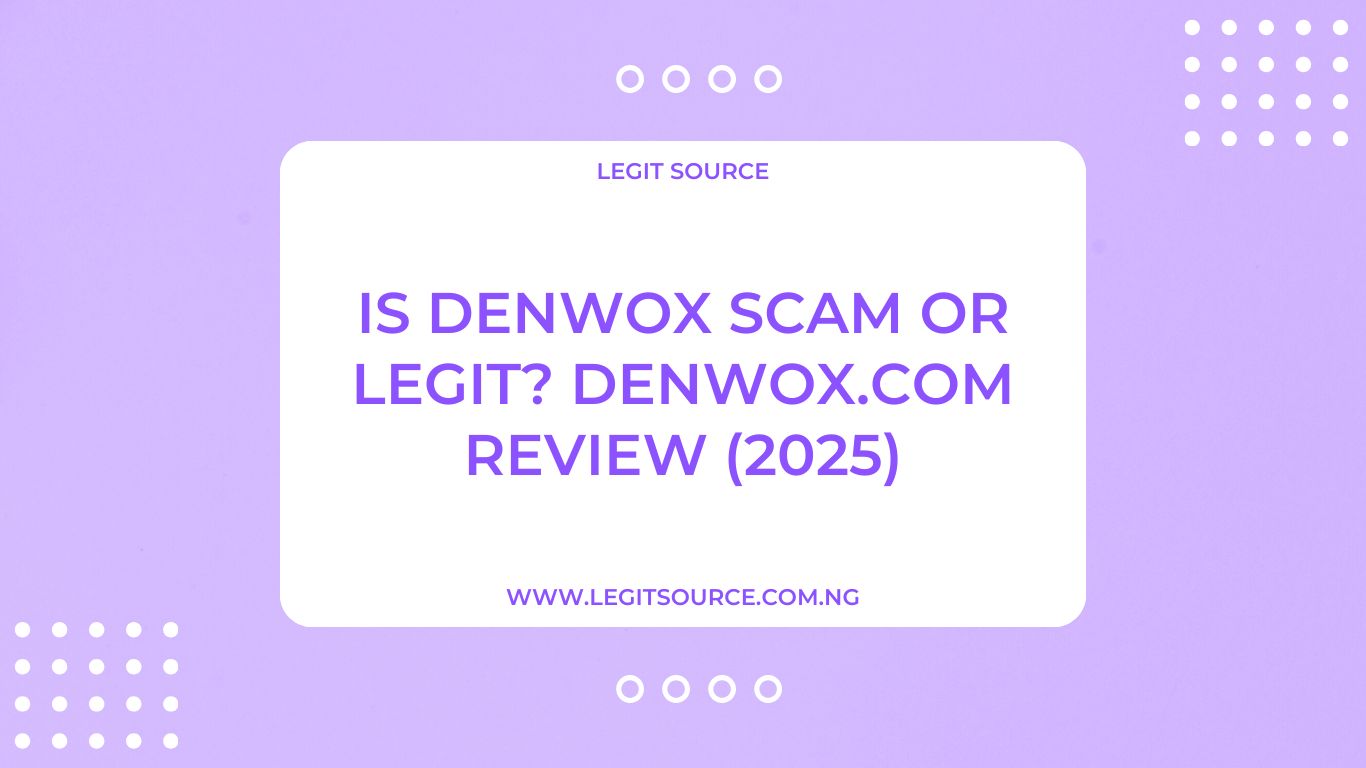 Denwox Scam or Legit Denwox.com Review